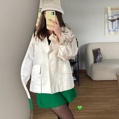 GUCCI short trench coat 🤎