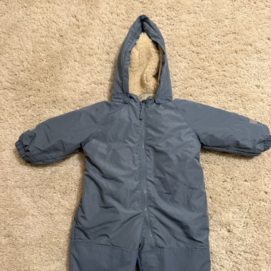 Baby H&M Pram Suit - Light Blue 9-12 months