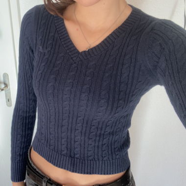 Pull Hollister bleu foncé