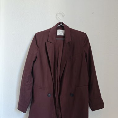 Long Blazer Burgundi