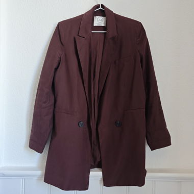 Long Blazer Burgundi