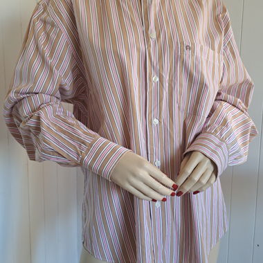 Gestreiftes AIGNER Hemd 42 L Hemdbluse Bluse vtg