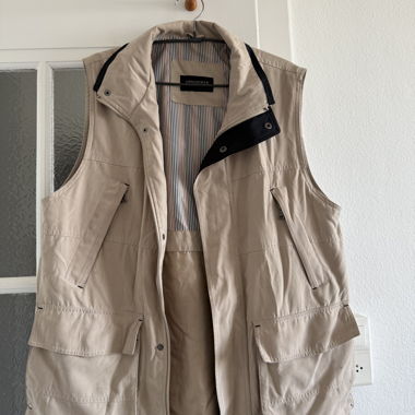 Gilet sans manches beige Crossfield