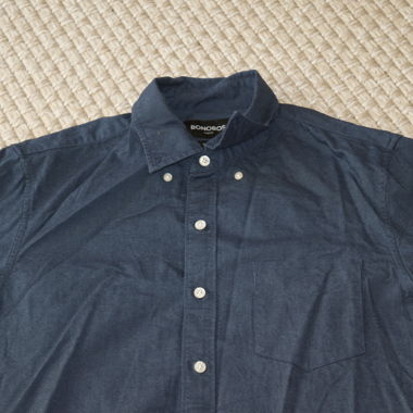 Chemise Bonobos bleu marine / chemise bleue marine Bonobos
