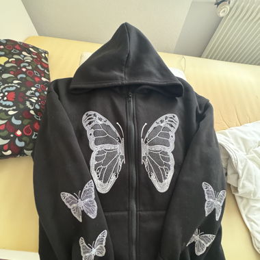 Y2k streetwear zip up hoodie 