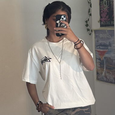 T-shirt grafico Stüssy bianco