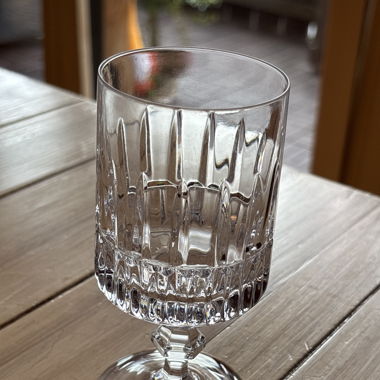 Verres à vin en cristal 