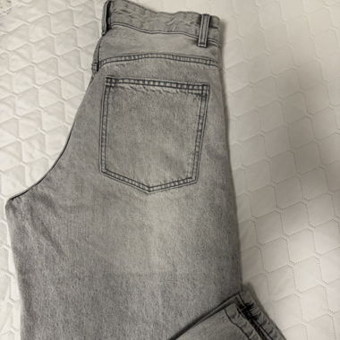 Jean balloon gris