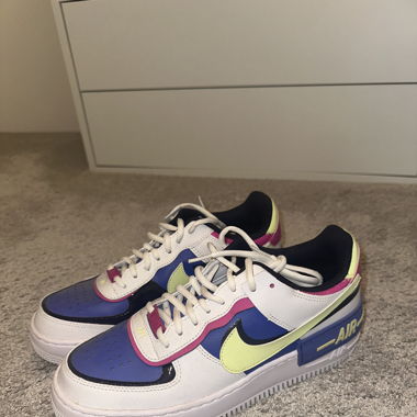 NIKE AIR FORCE 1 LOW SHADOW SAPPHIRE WHITE 