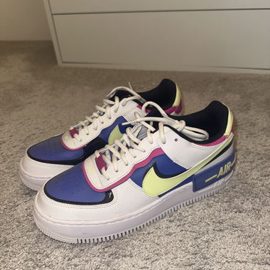 NIKE AIR FORCE 1 LOW SHADOW SAPPHIRE WHITE 