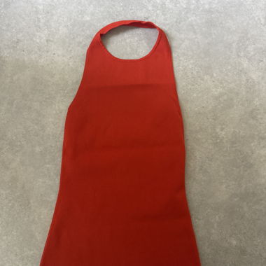 Orange Sleeveless Top COS