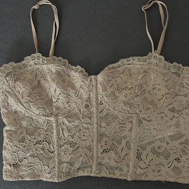 Rosa Korsett Top