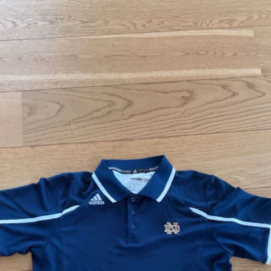 Adidas Notre Dame, sport polo brand new
