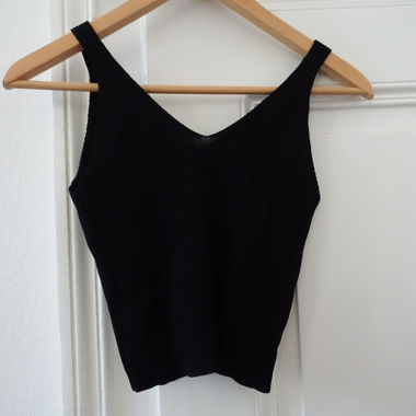Haut en maille noir