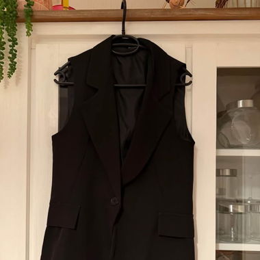 Gilet élégant noir de Zebra Fashion (S/M)