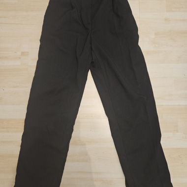 pantaloni da completo neri con tasche
