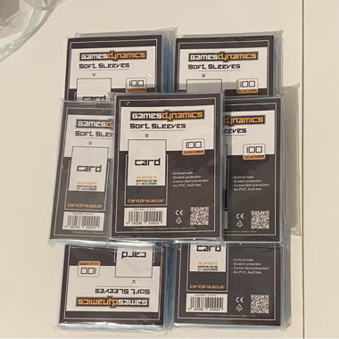 10x100 Card Sleeves 66x91mm