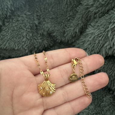 NECKLACE SHELL WATERPROOF GOLD