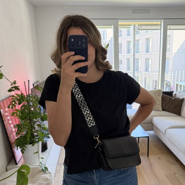 Borsa a tracolla nera