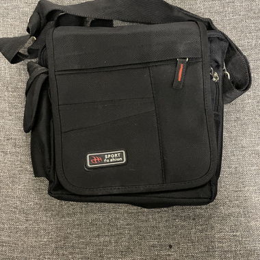 Sac bandoulière noir Sport Fashion