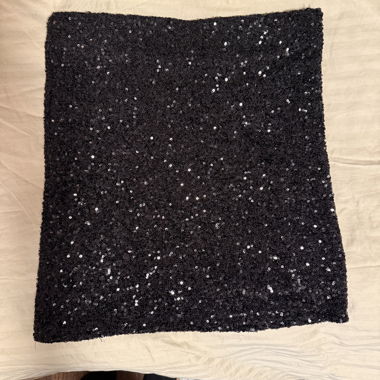Black Sequin Skirt