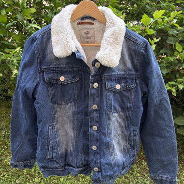 Veste en jean rembourrée