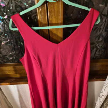 Top rosso smanicato GÉMO XXL
