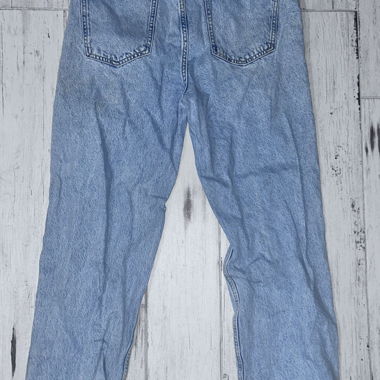 Jean droit bleu