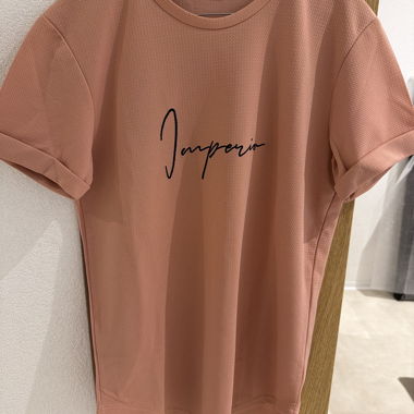 T-shirt rose 