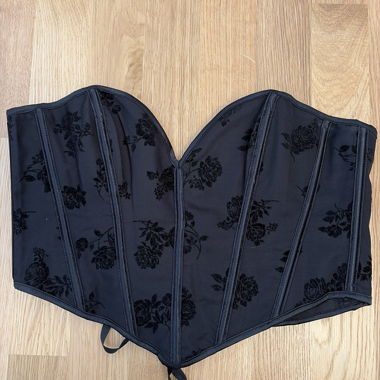 Haut de corset noir