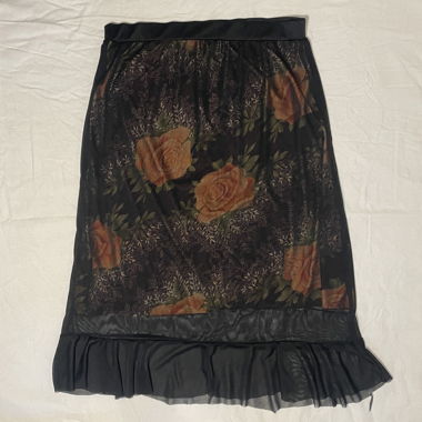 Jupe transparente Grandma Flower