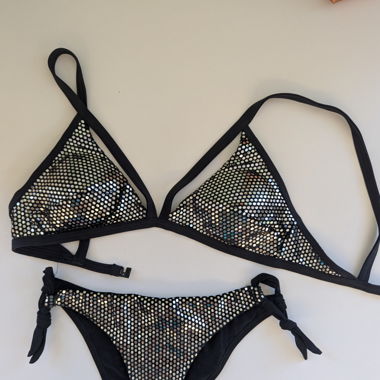 Bikini Pailleté Noir