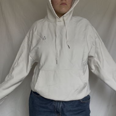 Hoodie oversize blanc