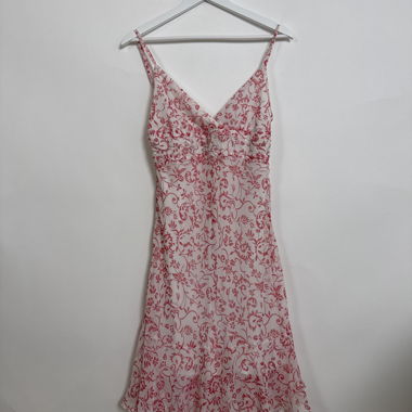 Abito Slip Floreale Rosa