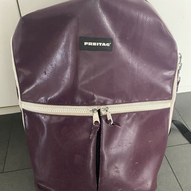 Freitag Fringe Backpack in aubergine