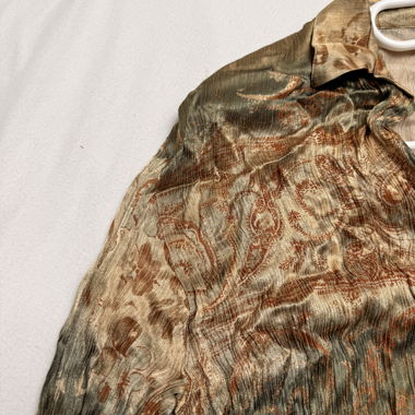 Chemise satinée imprimée