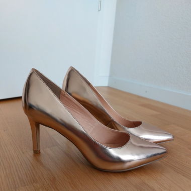 Escarpins rose gold