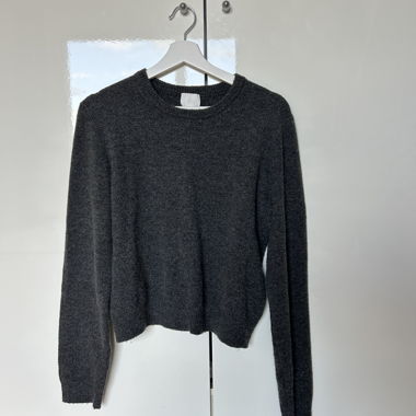 Maglione in lana grigio scuro