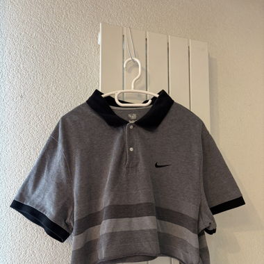 nike polo cropped