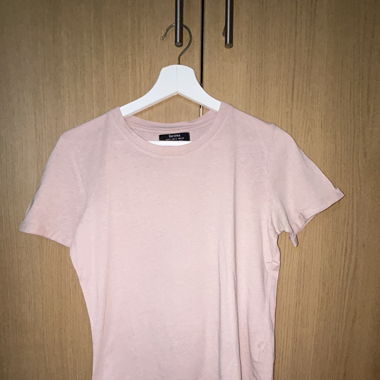 T-shirt rose 