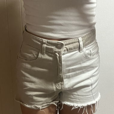 Denim Shorts zweifarbig, tally weijl