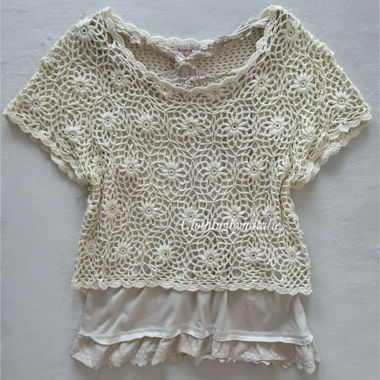 Set Cami Alluncinetto Crema Taglia S