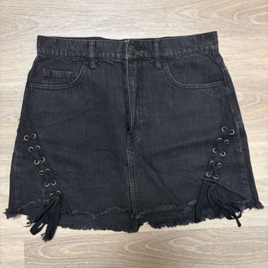 Forever 21 Black Denim Skirt