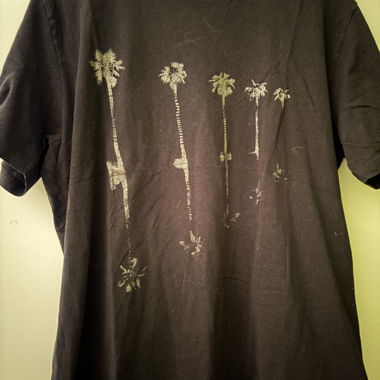 T-shirt Saint Laurent avec imprimé palmiers