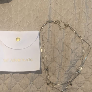 Double Silver Necklace