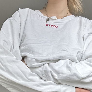 Levi’s cropped sweater 
