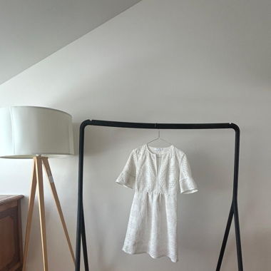Weisses Kleid Sandro Grösse 36