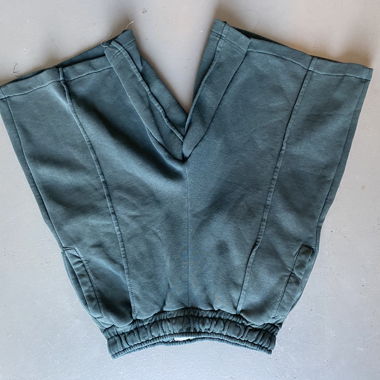 Petrolfarbene Trainer-Shorts