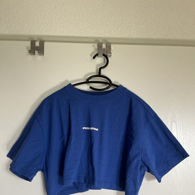 Blaues Pegador Crop Top