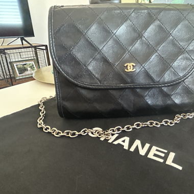 Sac pochette Chanel vintage 1980’s